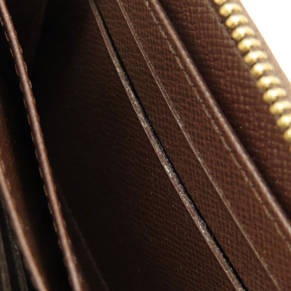 LOUIS VUITTON N63070 Zippy Coin Purse Damier Ebene coin purse Damier canvas Ladies [Used]