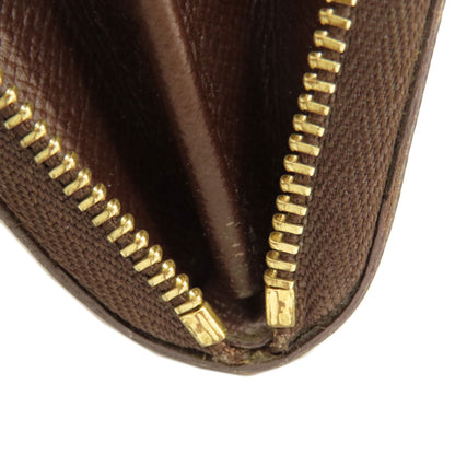 LOUIS VUITTON N63070 Zippy Coin Purse Damier Ebene coin purse Damier canvas Ladies [Used]