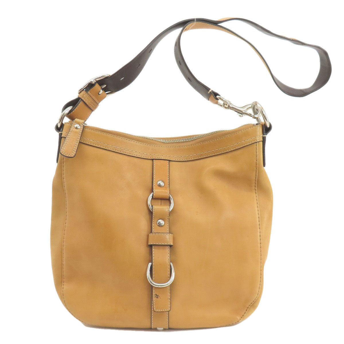 COACH  F14018 Shoulder Bag Simple design Leather Ladies