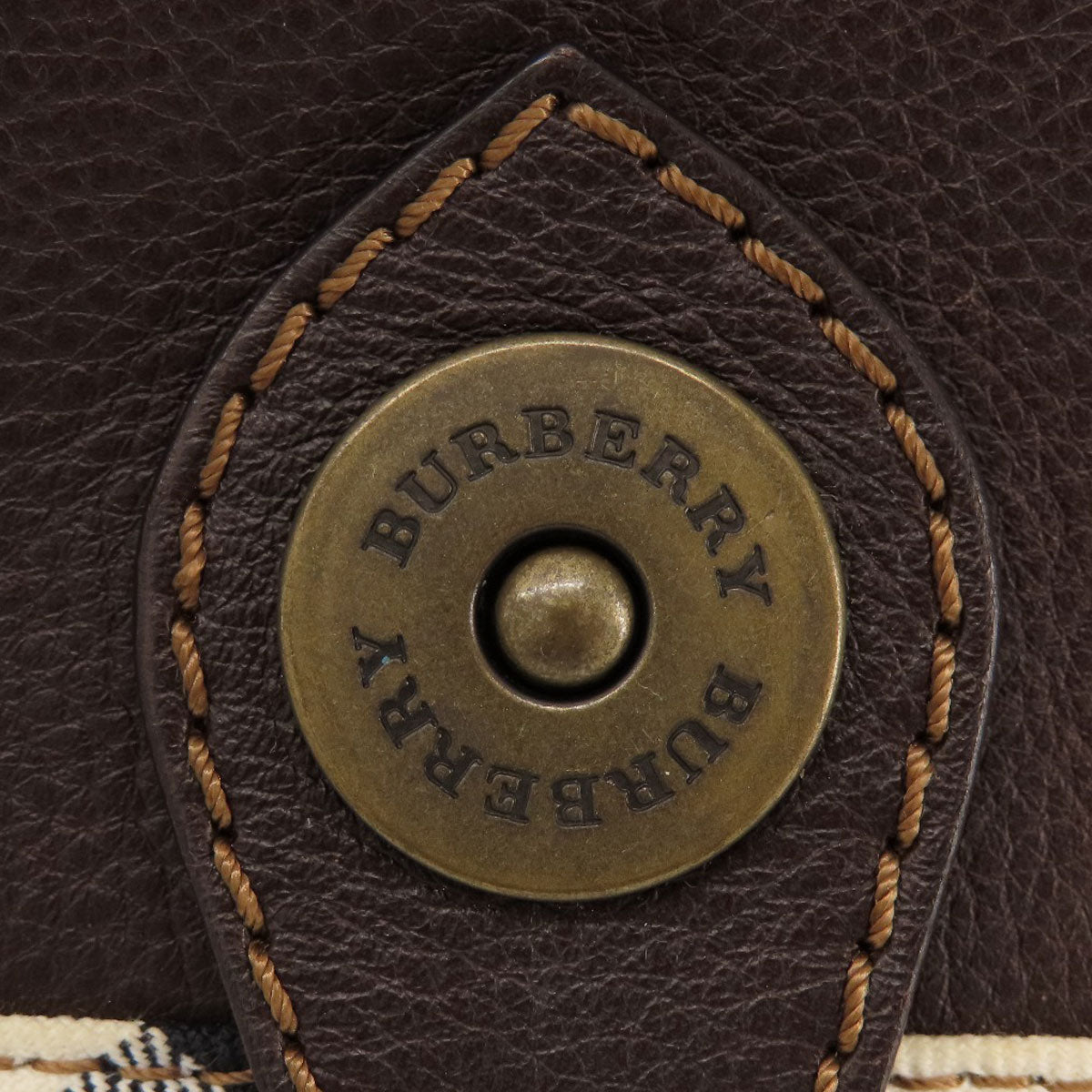 BURBERRY   Shoulder Bag logo Leather Ladies