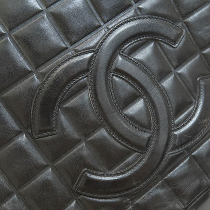 CHANEL   Tote Bag Chocolate Bar GoldHardware Lambskin Ladies