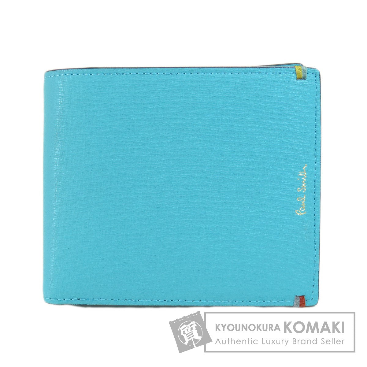 Paul Smith   Bifold Wallet with Coin Pocket logo highlight stitch Leather Ladies