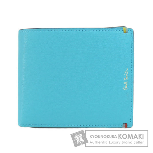 Paul Smith   Bifold Wallet with Coin Pocket logo highlight stitch Leather Ladies