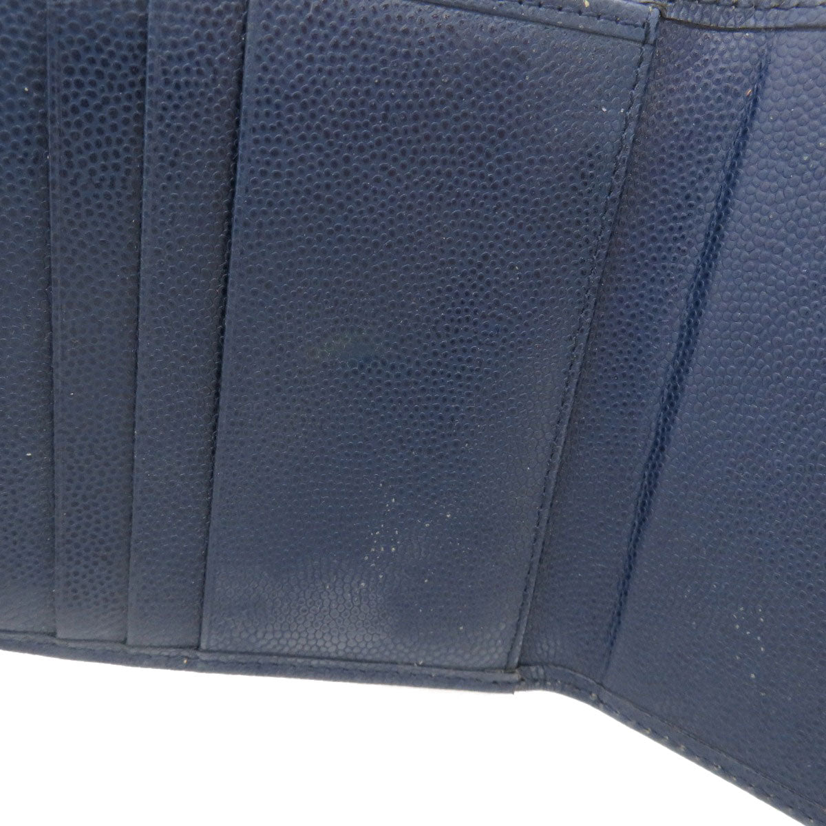 CHRISTIAN DIOR Logo Hardware Bifold Wallet with Coin Pocket Leather Ladies [Used]