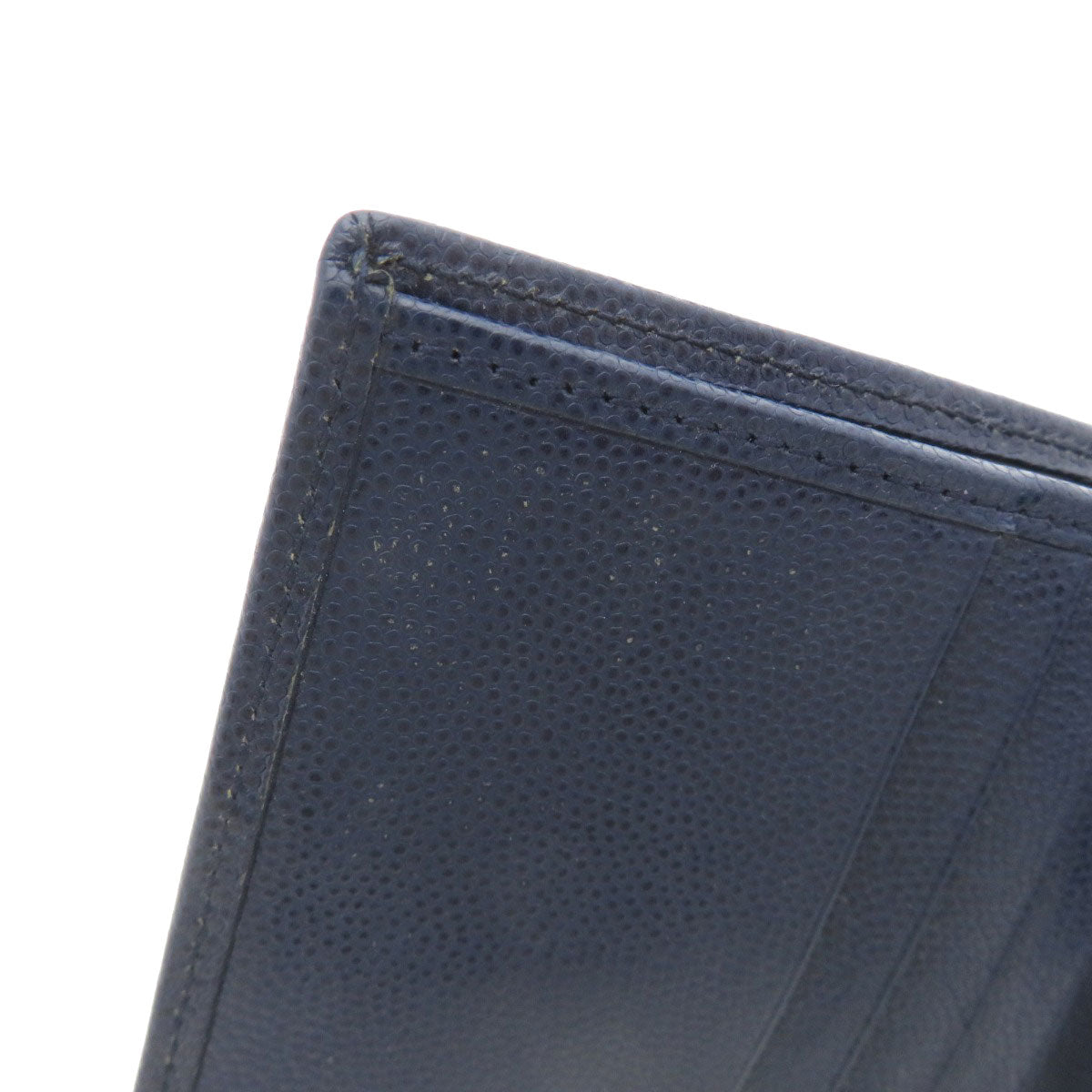 CHRISTIAN DIOR Logo Hardware Bifold Wallet with Coin Pocket Leather Ladies [Used]