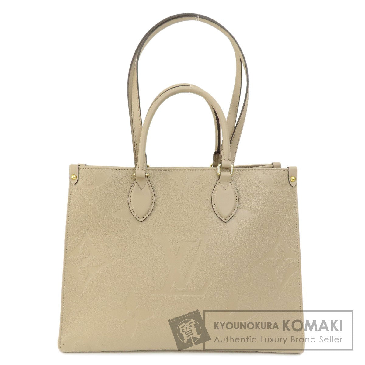 LOUIS VUITTON  M45607 Tote Bag On the Go MM Monogram EMPREINTE Monogram EMPREINTE Ladies