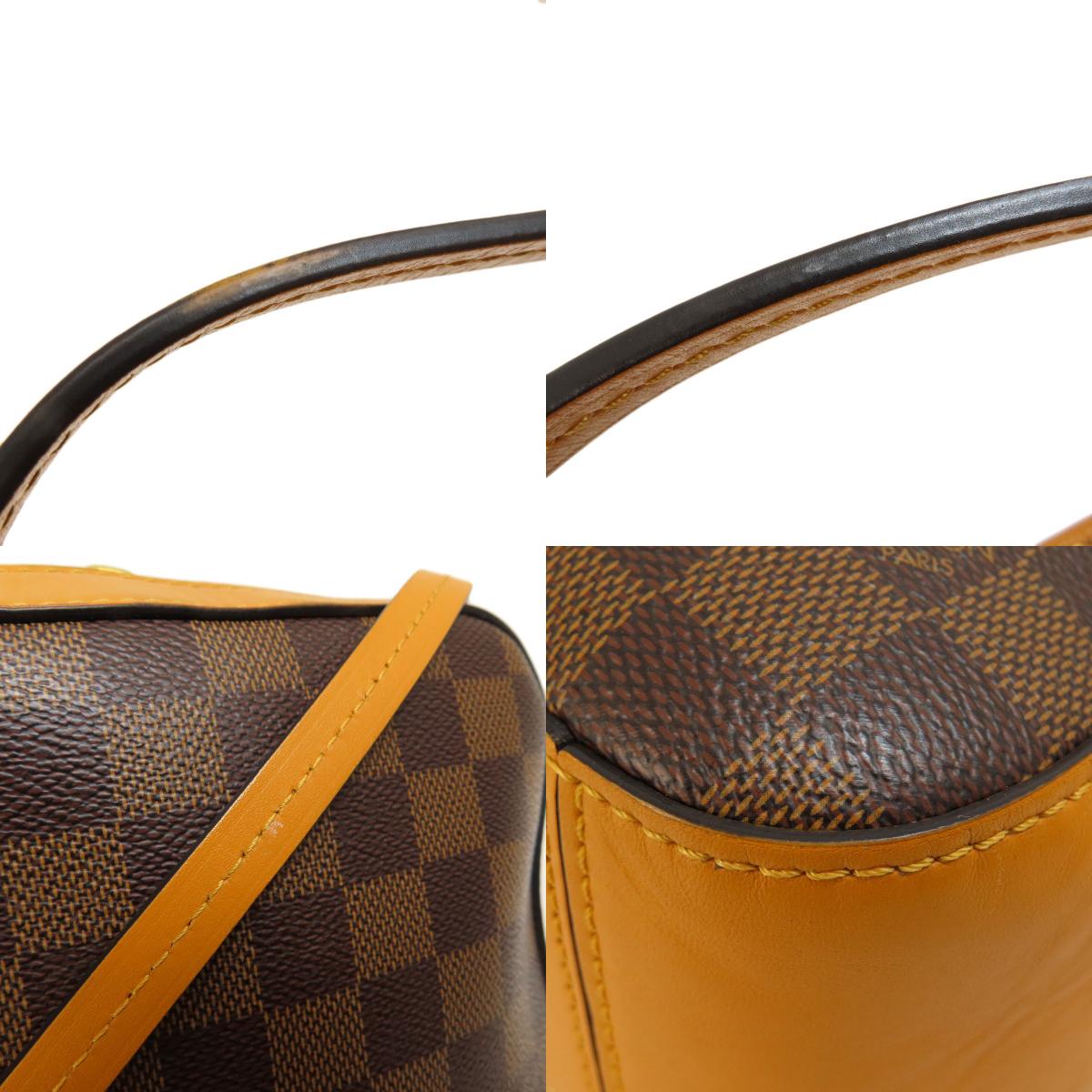 LOUIS VUITTON N40178 Santa Monica Saffron Damier Ebene Shoulder Bag Damier canvas Ladies [Used]