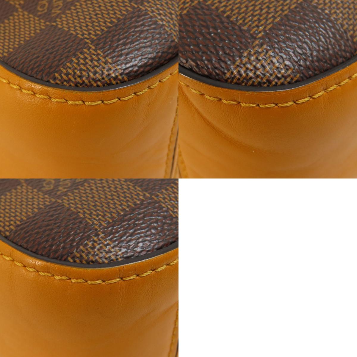 LOUIS VUITTON N40178 Santa Monica Saffron Damier Ebene Shoulder Bag Damier canvas Ladies [Used]