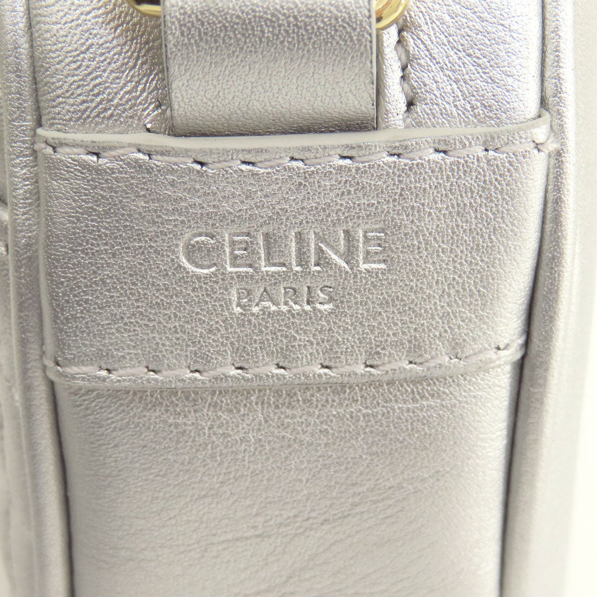 CELINE   Shoulder Bag Long shoulder Leather Ladies