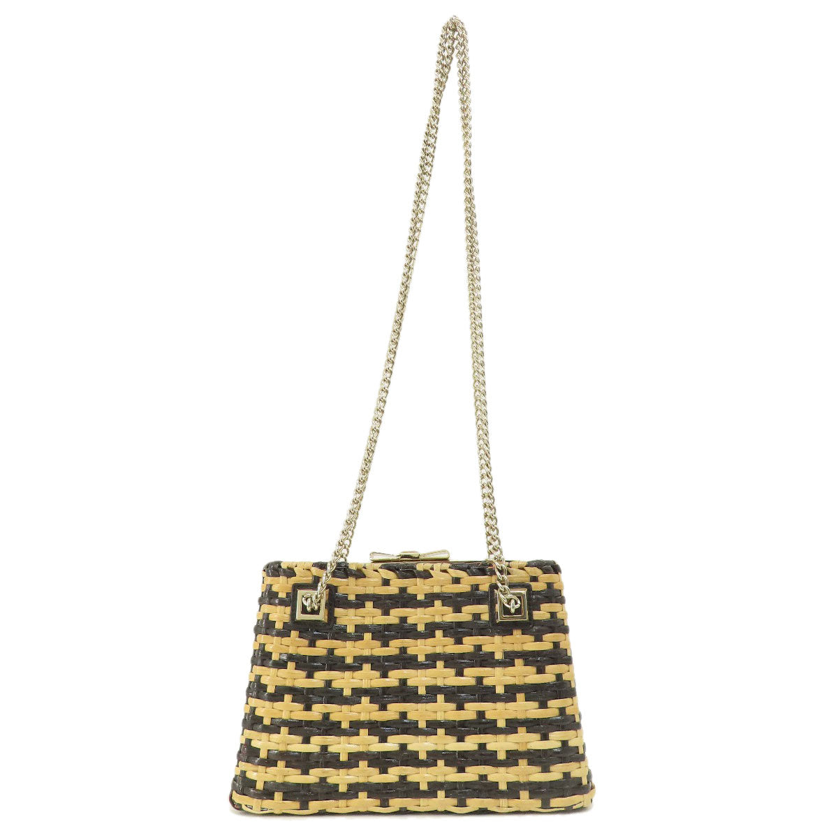 kate spade Basket bag Tote Bag Metal Plant stringLadies [Used]