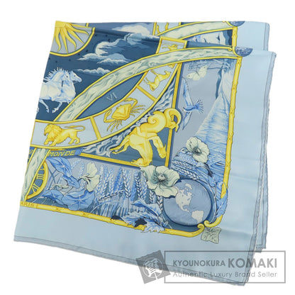 HERMES   Scarf Carre90 Rhythm of the World Silk Ladies