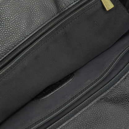 CHANEL COCO Mark Tote Bag Grained Calfskin Skin Ladies [Used]