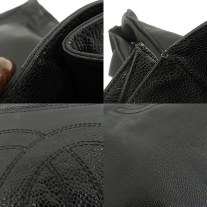 CHANEL COCO Mark Tote Bag Grained Calfskin Skin Ladies [Used]