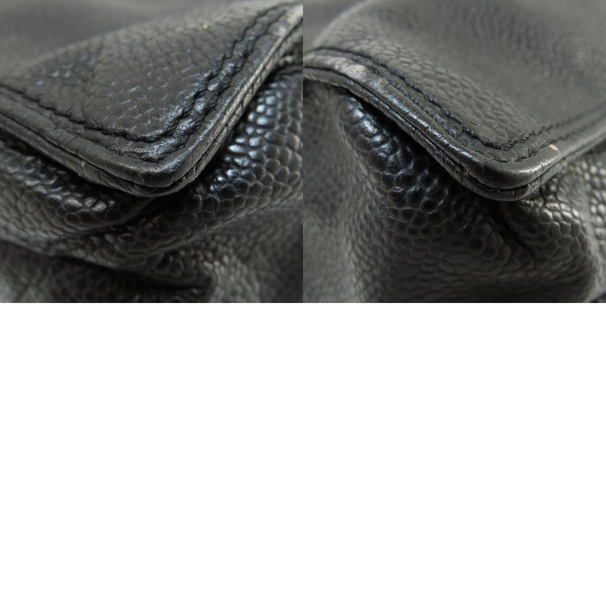 CHANEL COCO Mark Tote Bag Grained Calfskin Skin Ladies [Used]