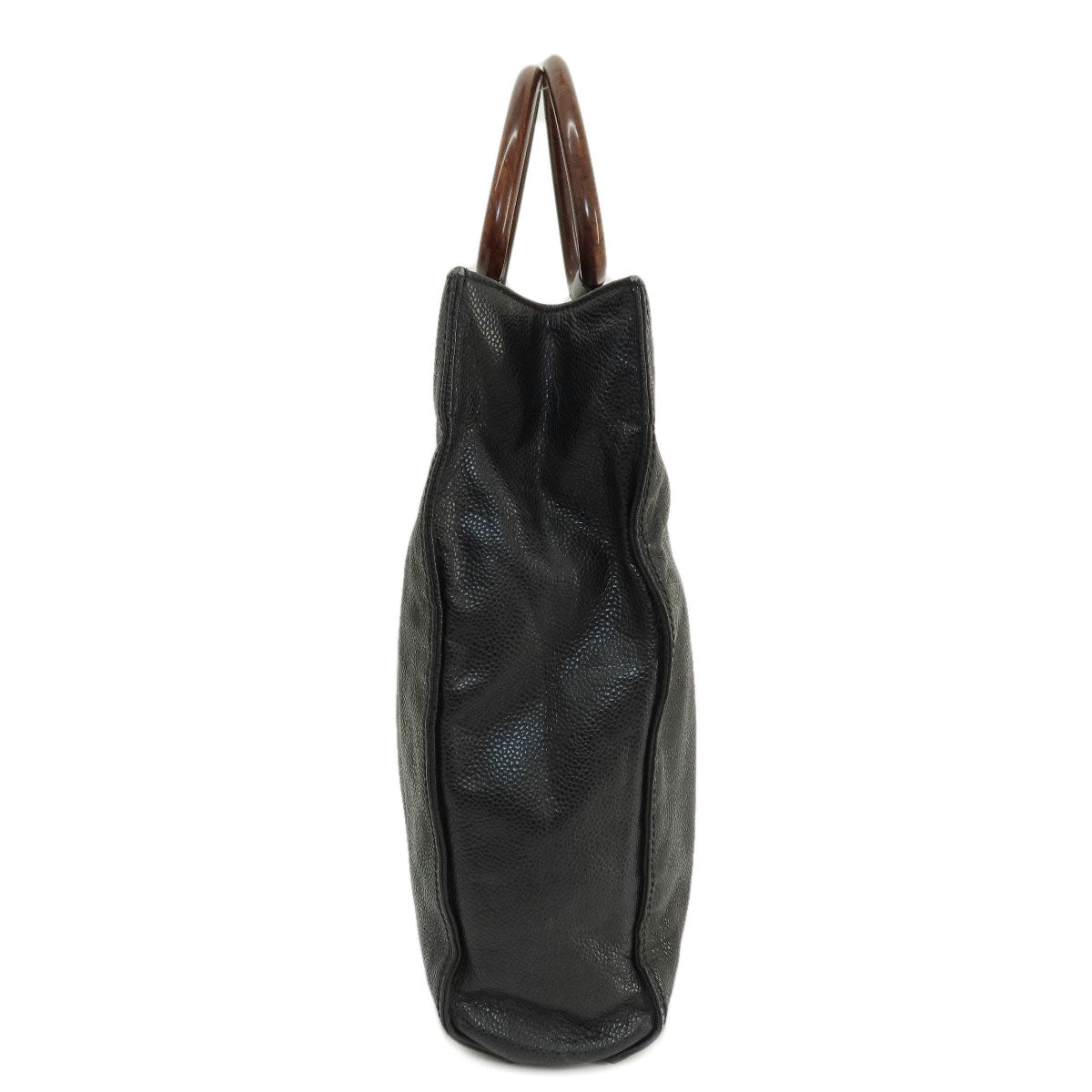 CHANEL COCO Mark Tote Bag Grained Calfskin Skin Ladies [Used]