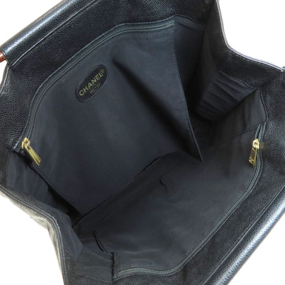 CHANEL COCO Mark Tote Bag Grained Calfskin Skin Ladies [Used]