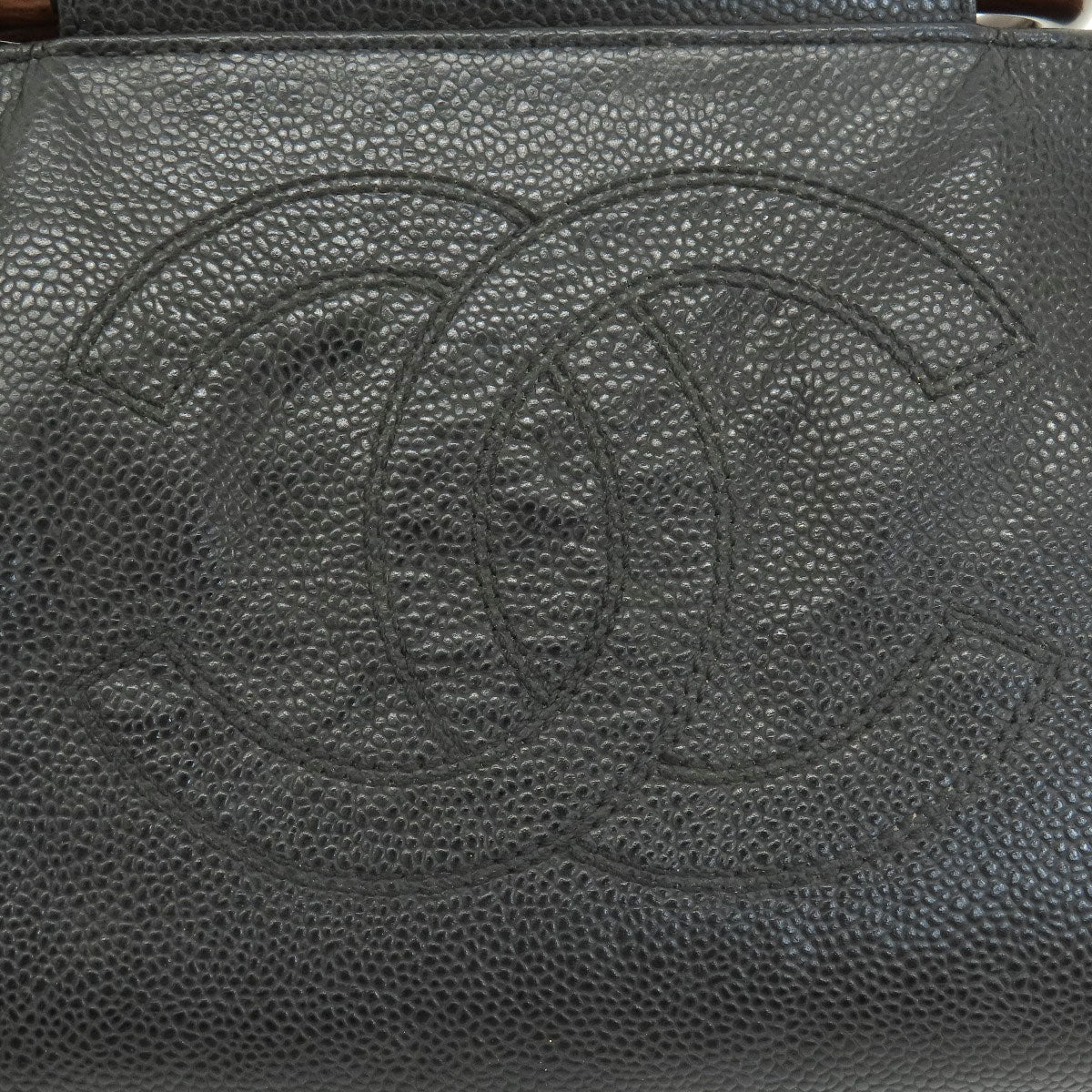 CHANEL COCO Mark Tote Bag Grained Calfskin Skin Ladies [Used]