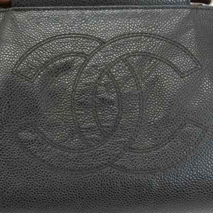 CHANEL COCO Mark Tote Bag Grained Calfskin Skin Ladies [Used]