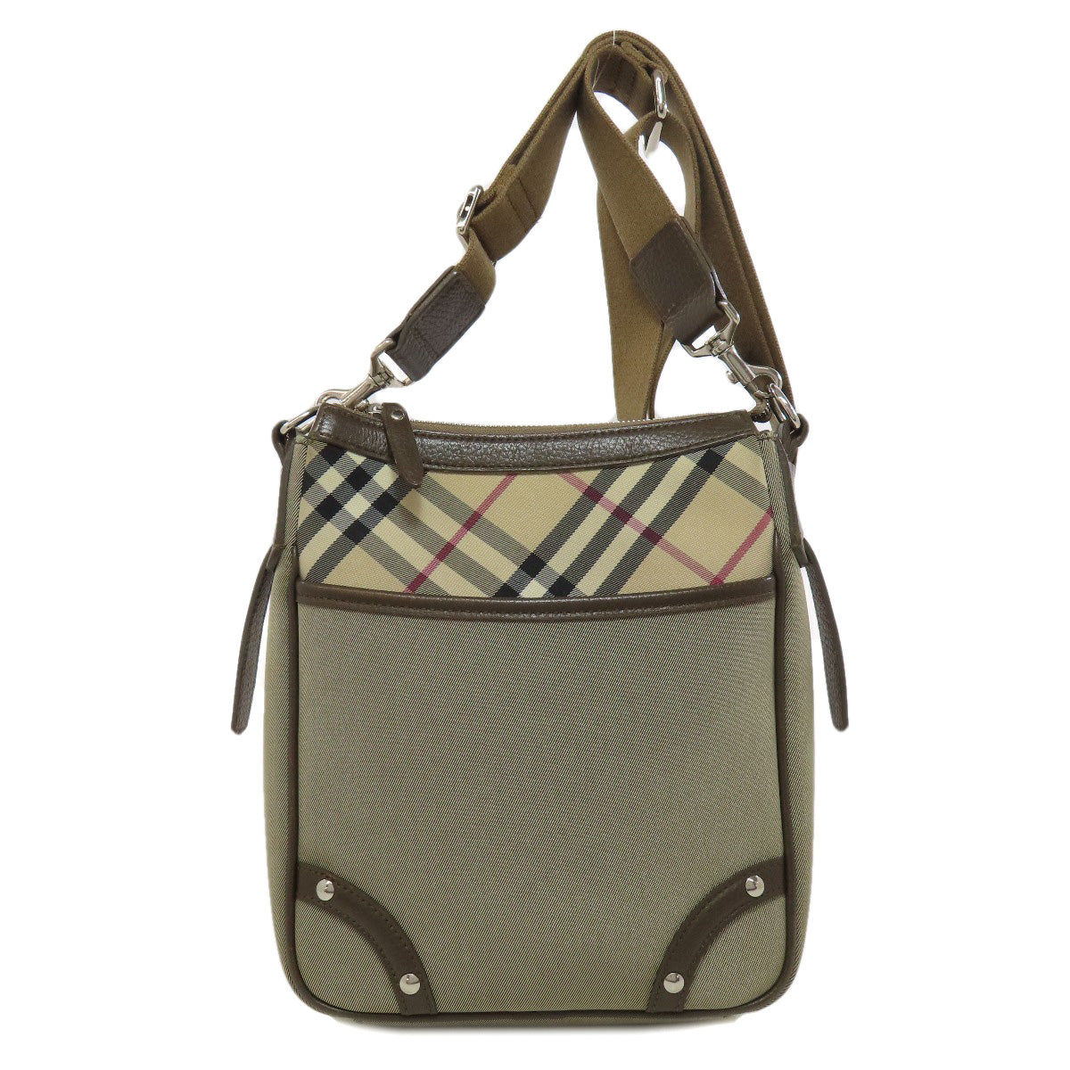 BURBERRY   Shoulder Bag Nova Check Canvas Ladies