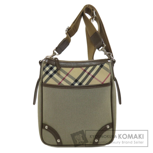 BURBERRY   Shoulder Bag Nova Check Canvas Ladies