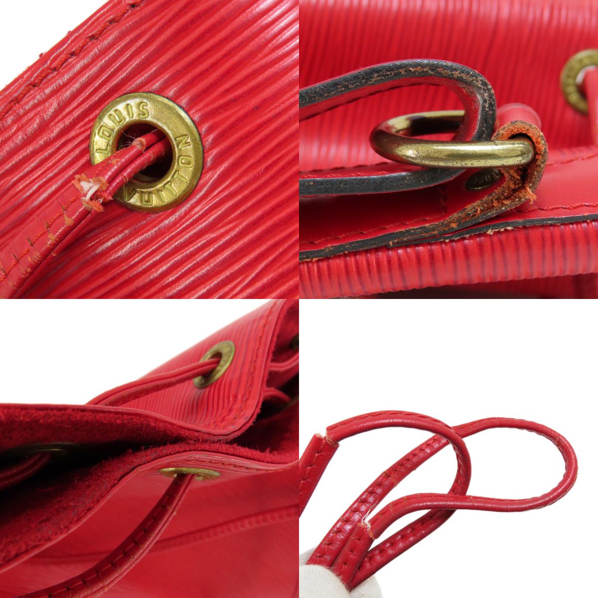 LOUIS VUITTON M44107 Petit Noe Castilean Red Shoulder Bag Epi Leather Ladies [Used]