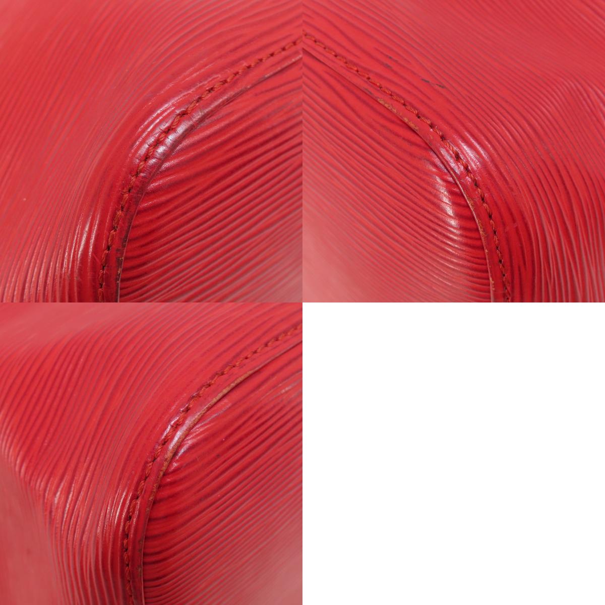 LOUIS VUITTON M44107 Petit Noe Castilean Red Shoulder Bag Epi Leather Ladies [Used]