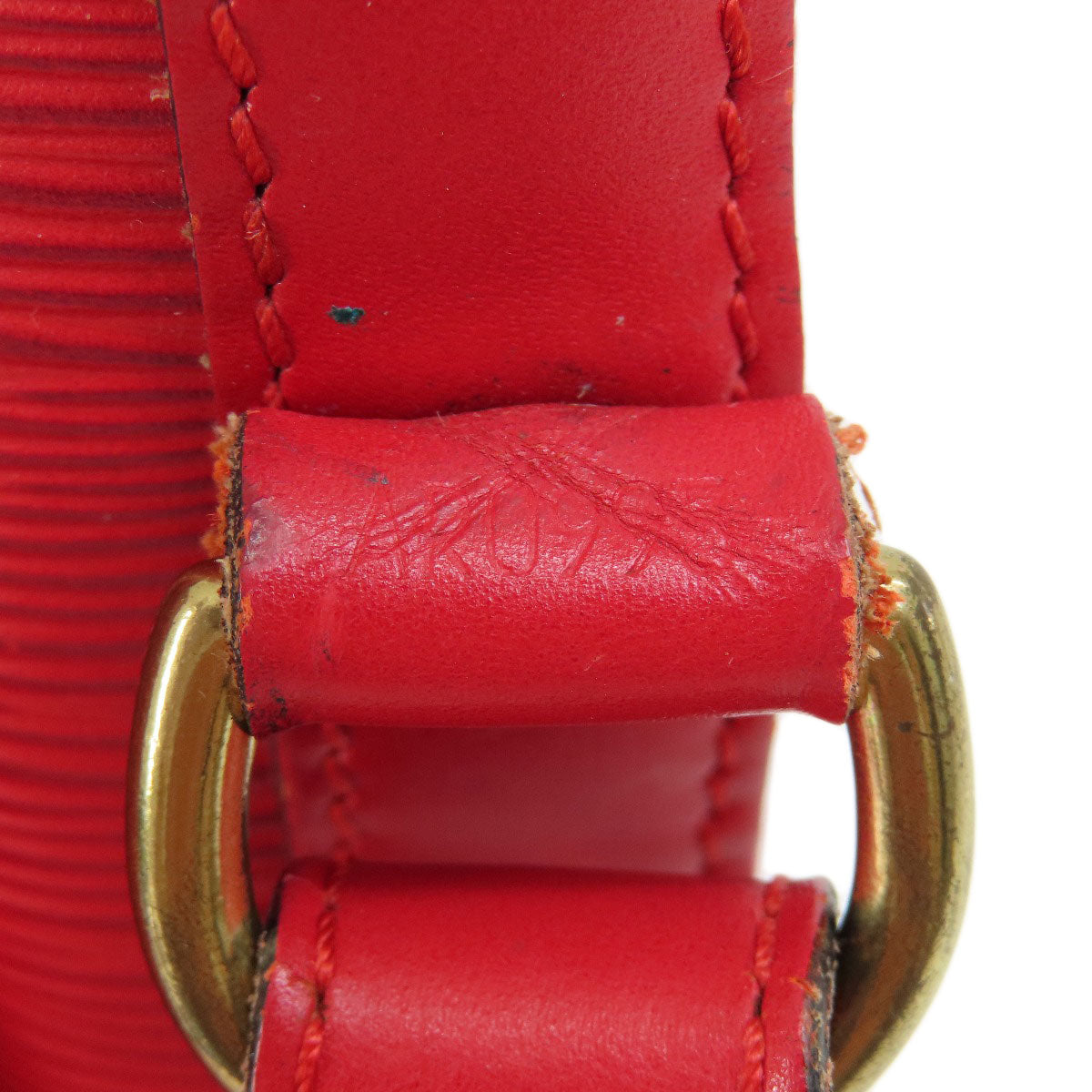 LOUIS VUITTON M44107 Petit Noe Castilean Red Shoulder Bag Epi Leather Ladies [Used]
