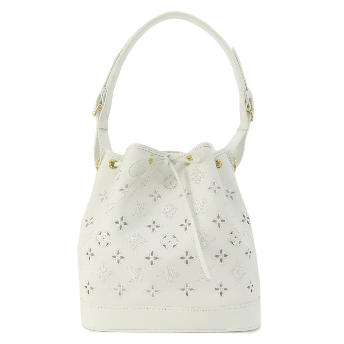 LOUIS VUITTON M20740 Noe PM Broderie Angler Shoulder Bag Leather Ladies [Used]