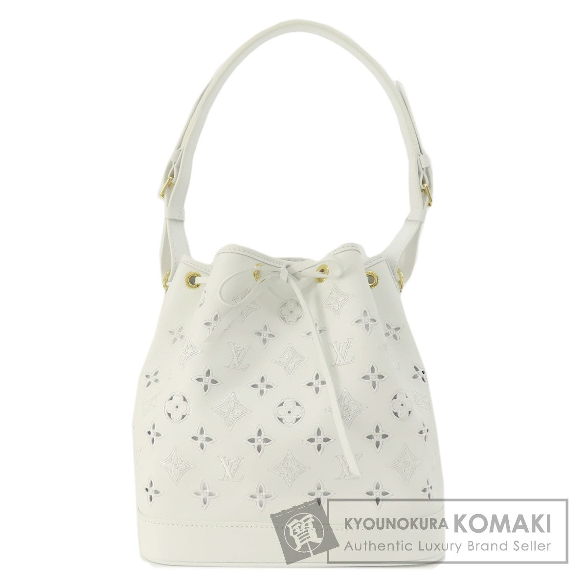 LOUIS VUITTON M20740 Noe PM Broderie Angler Shoulder Bag Leather Ladies [Used]