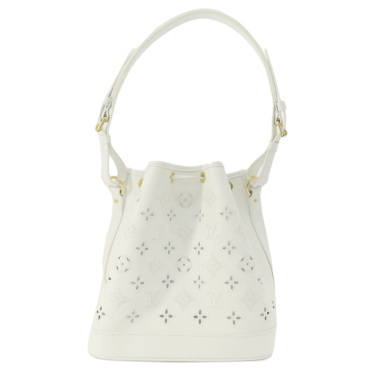 LOUIS VUITTON M20740 Noe PM Broderie Angler Shoulder Bag Leather Ladies [Used]
