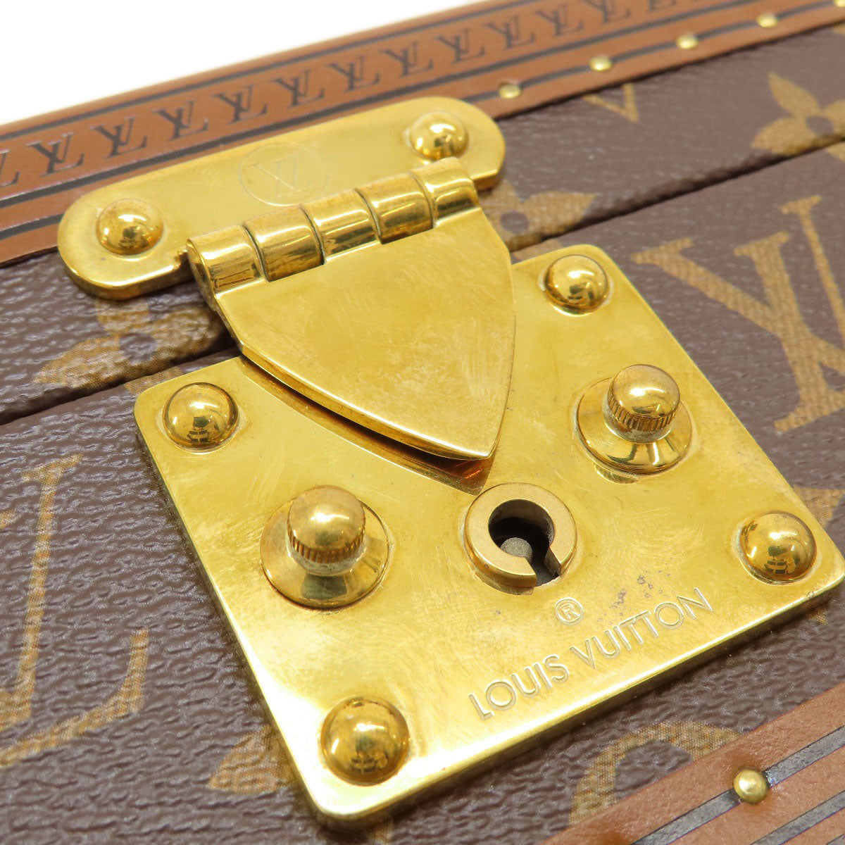 LOUIS VUITTON M10171 Coffret Jouairie Monogram Blue Lagoon Accessory case Monogram canvas MetalLadies [Used]