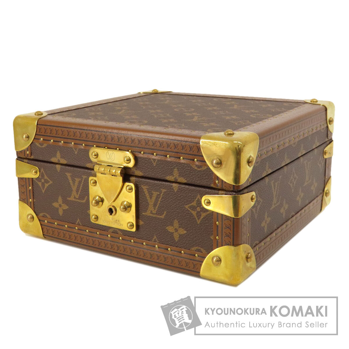 LOUIS VUITTON M10171 Coffret Jouairie Monogram Blue Lagoon Accessory case Monogram canvas MetalLadies [Used]