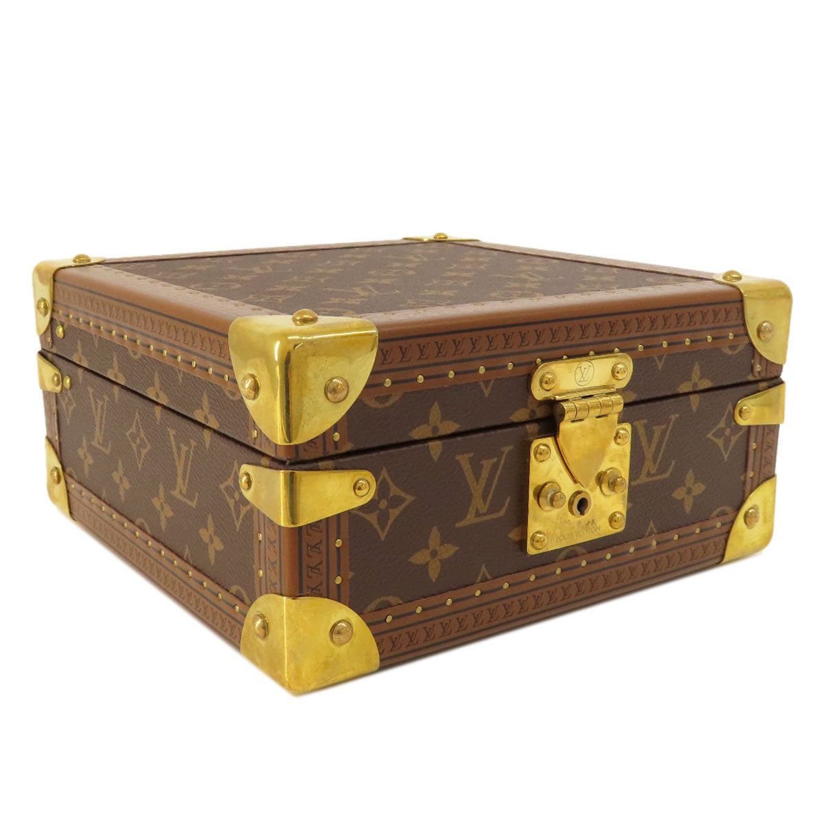 LOUIS VUITTON M10171 Coffret Jouairie Monogram Blue Lagoon Accessory case Monogram canvas MetalLadies [Used]