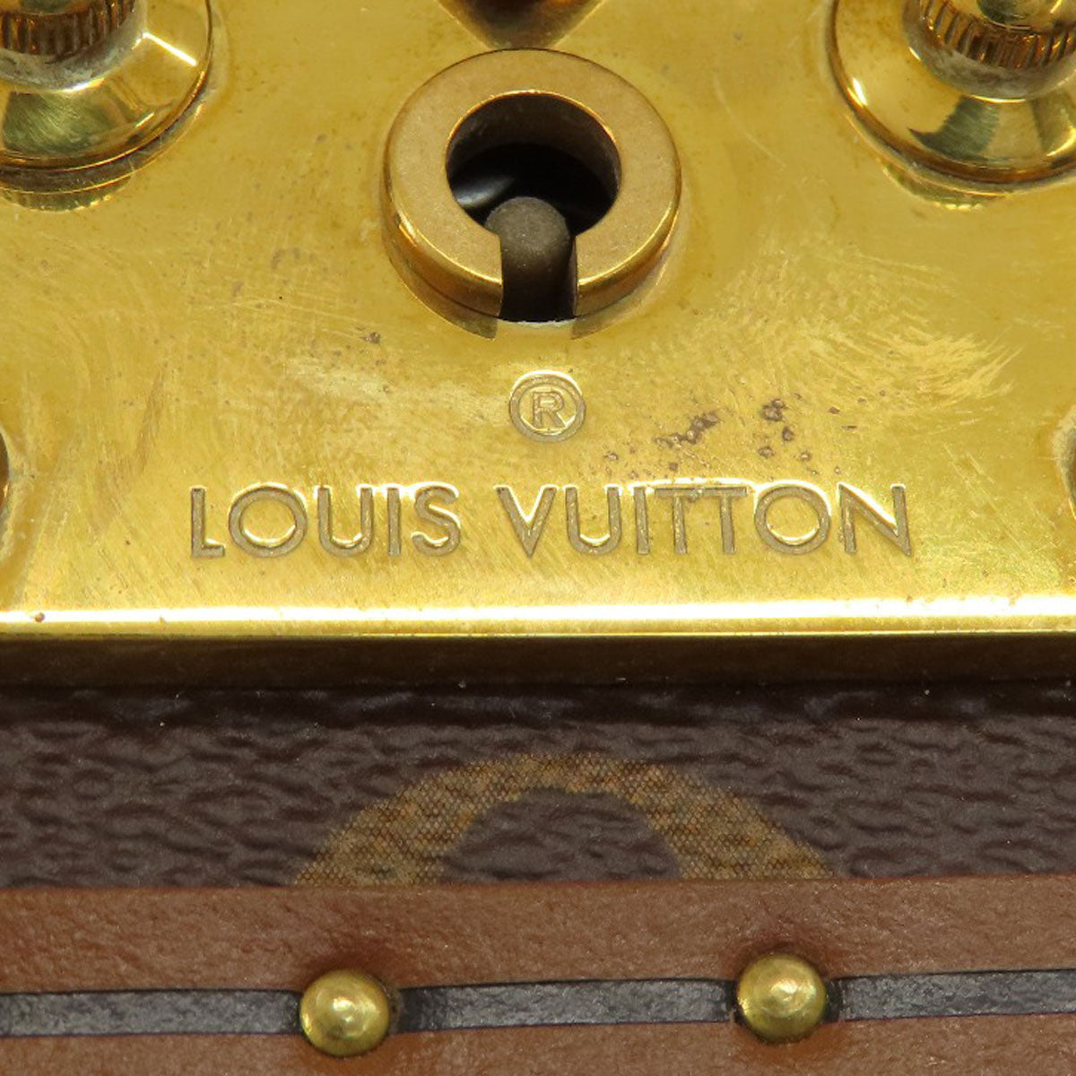 LOUIS VUITTON M10171 Coffret Jouairie Monogram Blue Lagoon Accessory case Monogram canvas MetalLadies [Used]