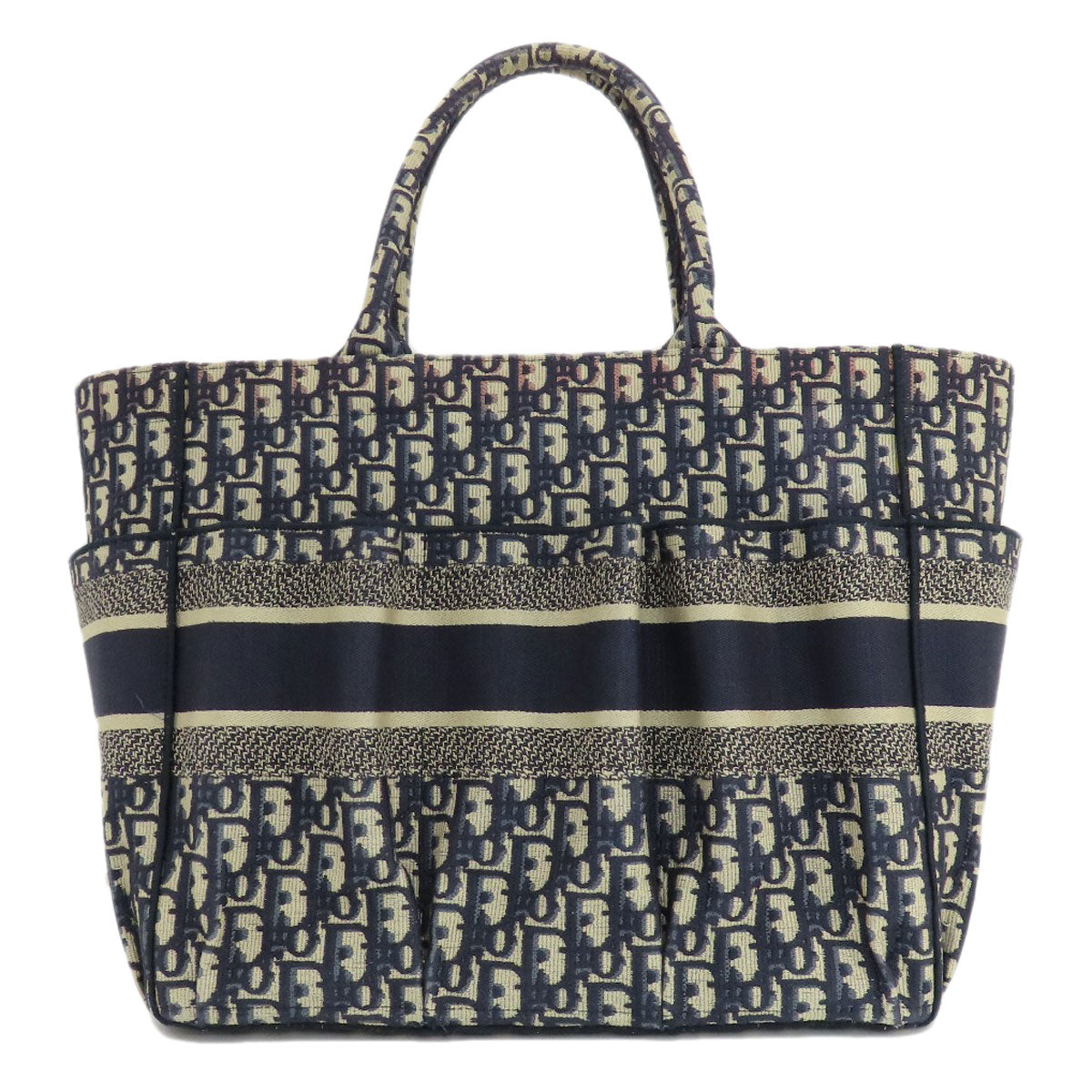 CHRISTIAN DIOR   Tote Bag Trotter pattern Canvas Ladies