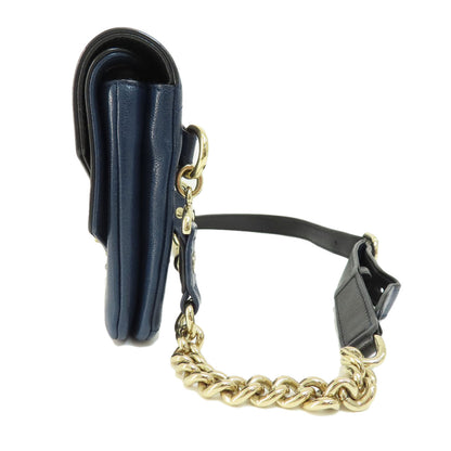 CHANEL   body bag V Stitch COCO Mark GoldHardware Calf Ladies