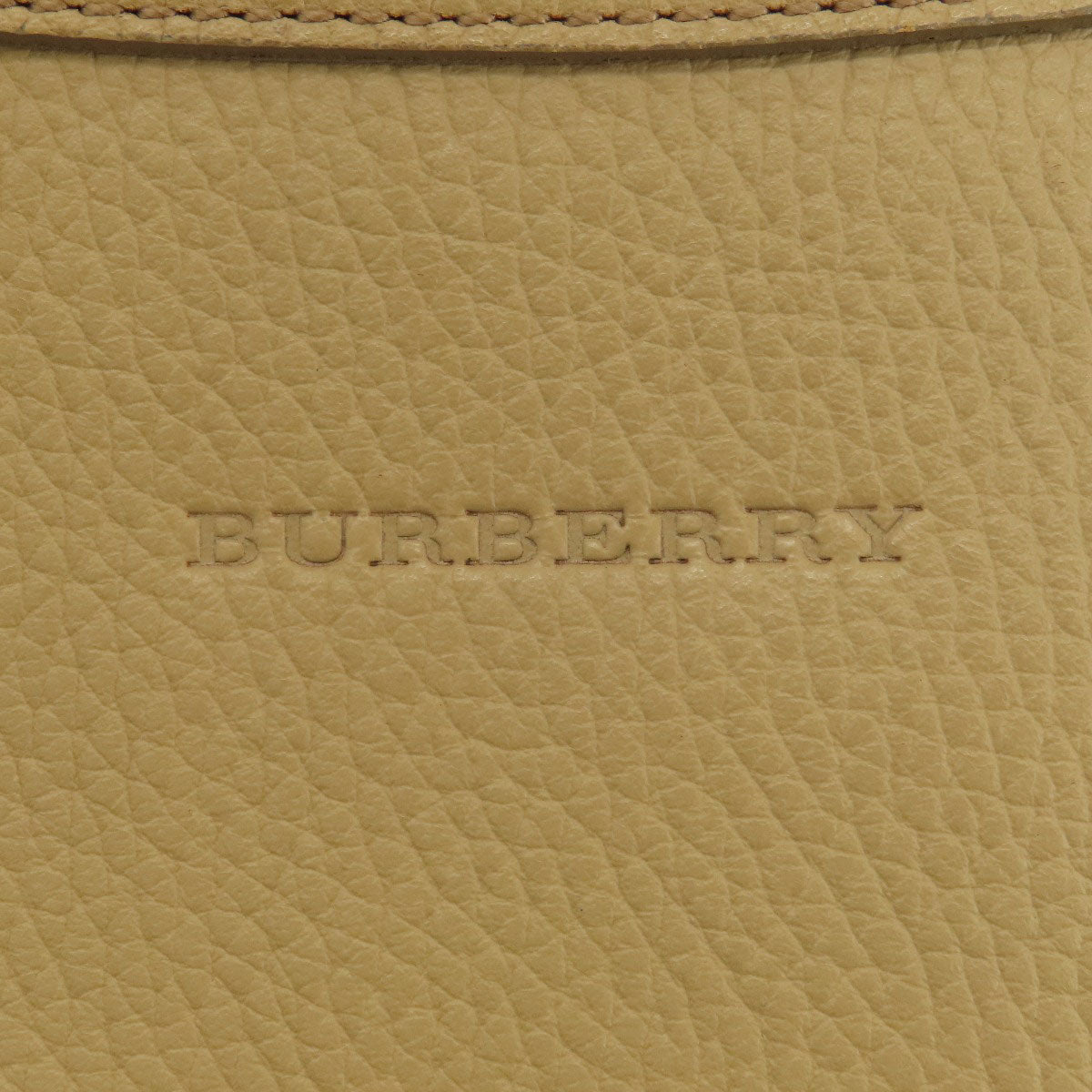 BURBERRY   Shoulder Bag Logo embossed one belt Leather Ladies