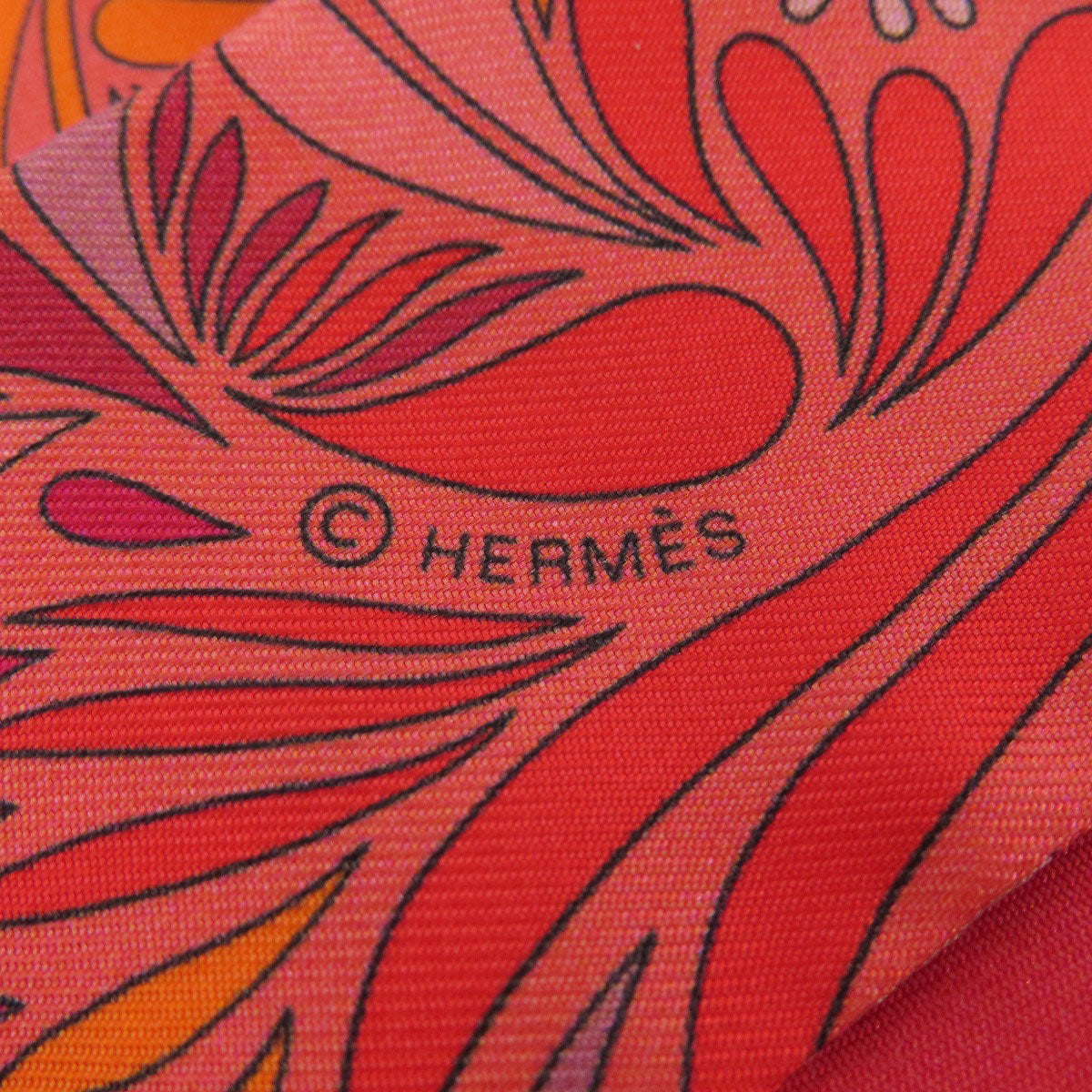 HERMES   Scarf Twilly Silk Ladies