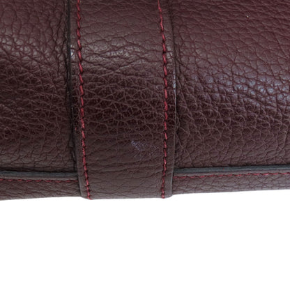 HERMES Garden Party TPM Bordeaux SilverHardware Handbag Taurillon Clemence Ladies [Used]