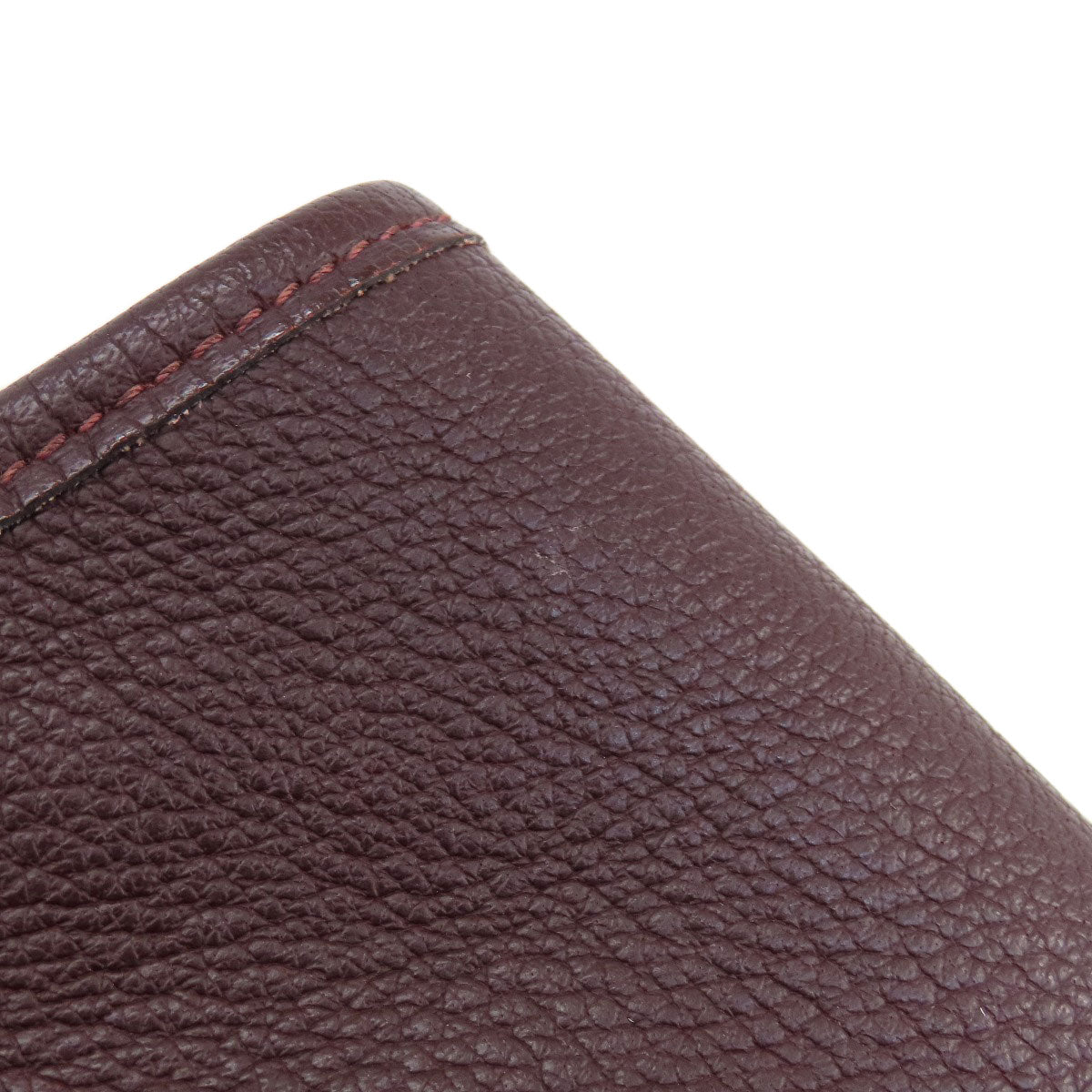 HERMES Garden Party TPM Bordeaux SilverHardware Handbag Taurillon Clemence Ladies [Used]