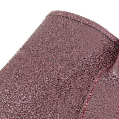 HERMES Garden Party TPM Bordeaux SilverHardware Handbag Taurillon Clemence Ladies [Used]