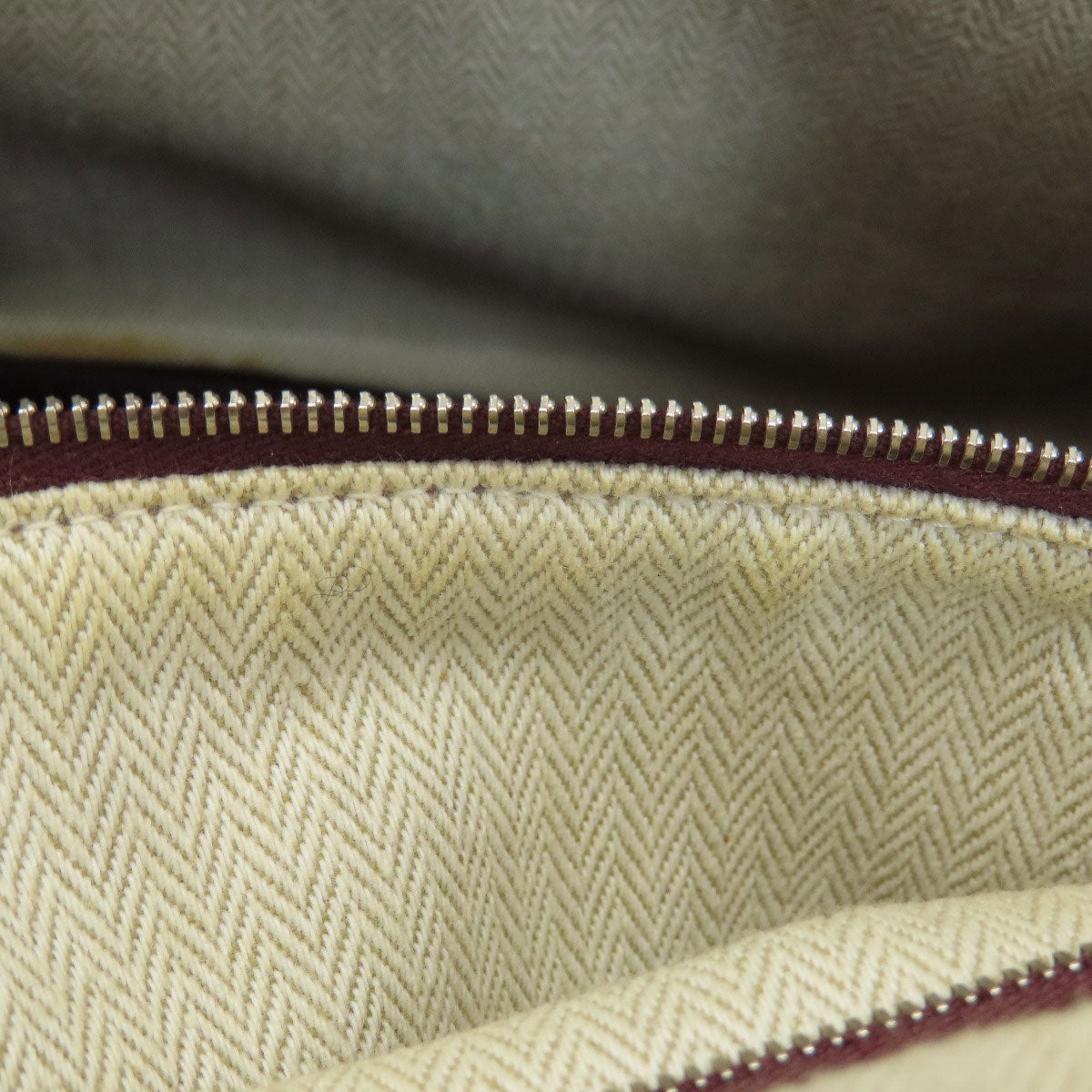 HERMES Garden Party TPM Bordeaux SilverHardware Handbag Taurillon Clemence Ladies [Used]