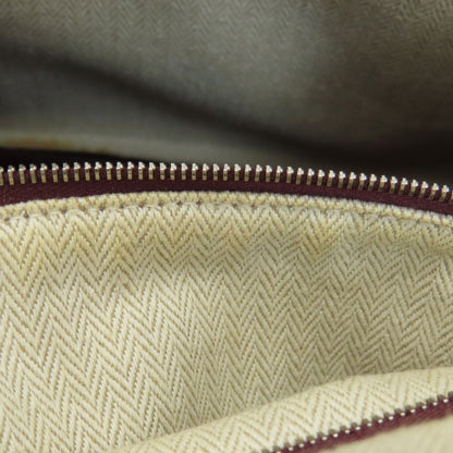 HERMES Garden Party TPM Bordeaux SilverHardware Handbag Taurillon Clemence Ladies [Used]