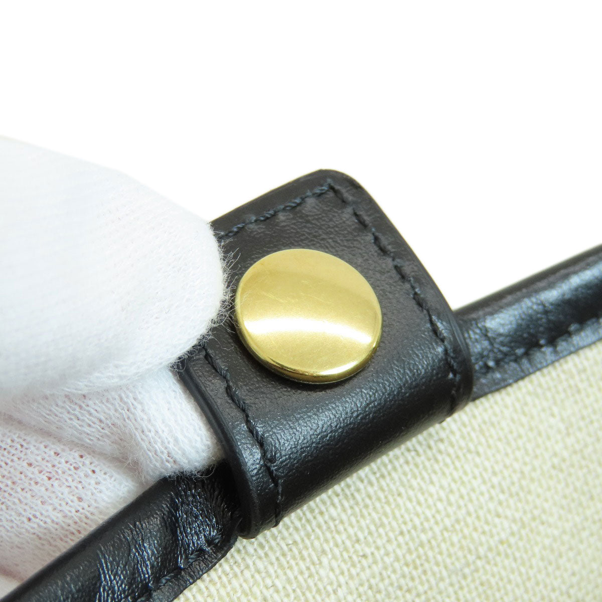 CELINE Small Bucket Triomphe Shoulder Bag Canvas Ladies [Used]