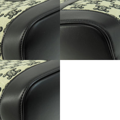 CELINE Small Bucket Triomphe Shoulder Bag Canvas Ladies [Used]