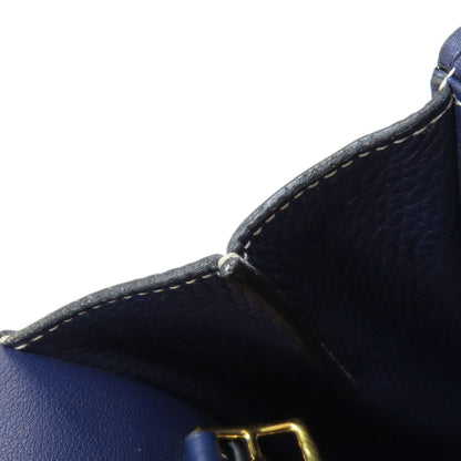 HERMES   Shoulder Bag Alzan 31 Navy GoldHardware Taurillon Clemence Ladies