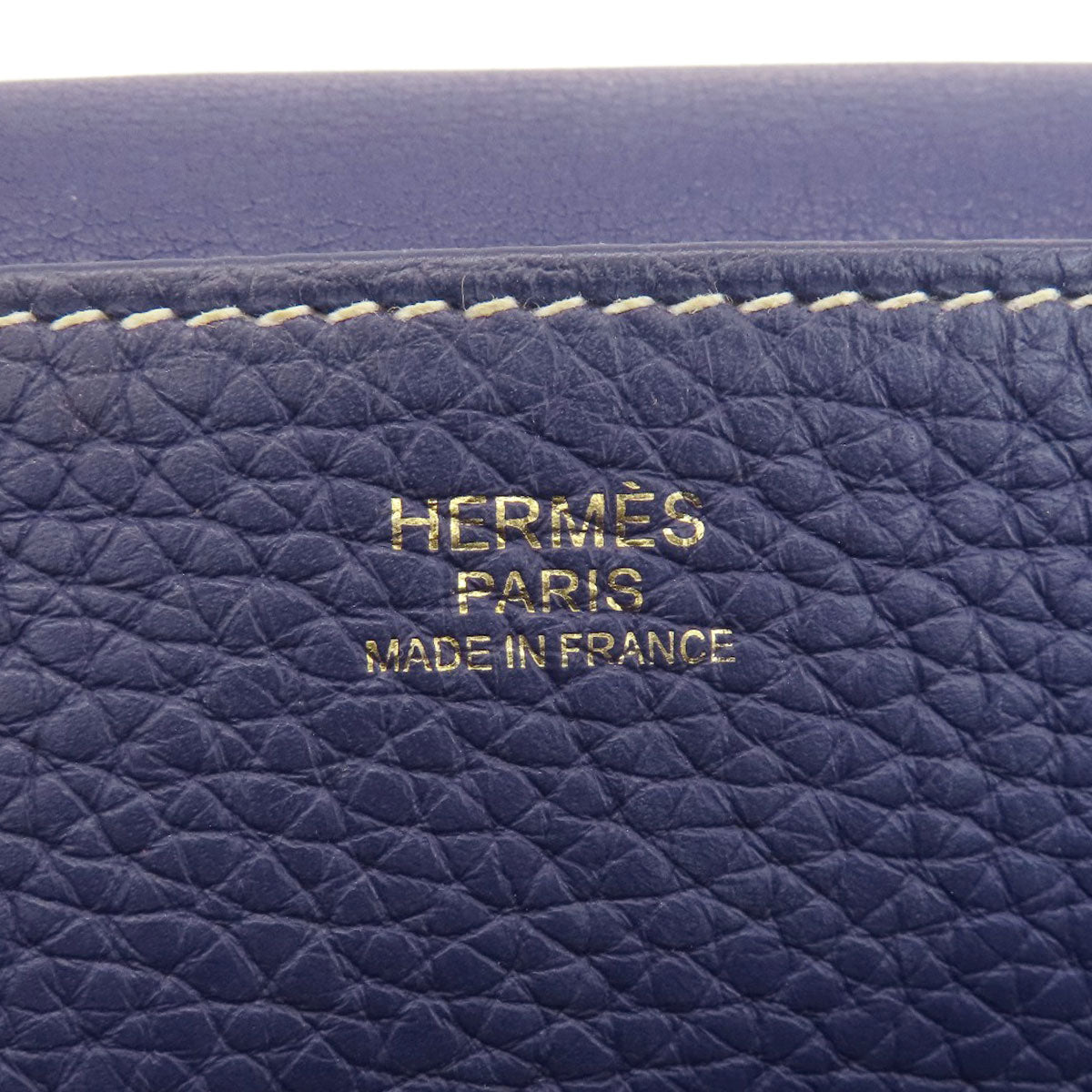 HERMES   Shoulder Bag Alzan 31 Navy GoldHardware Taurillon Clemence Ladies