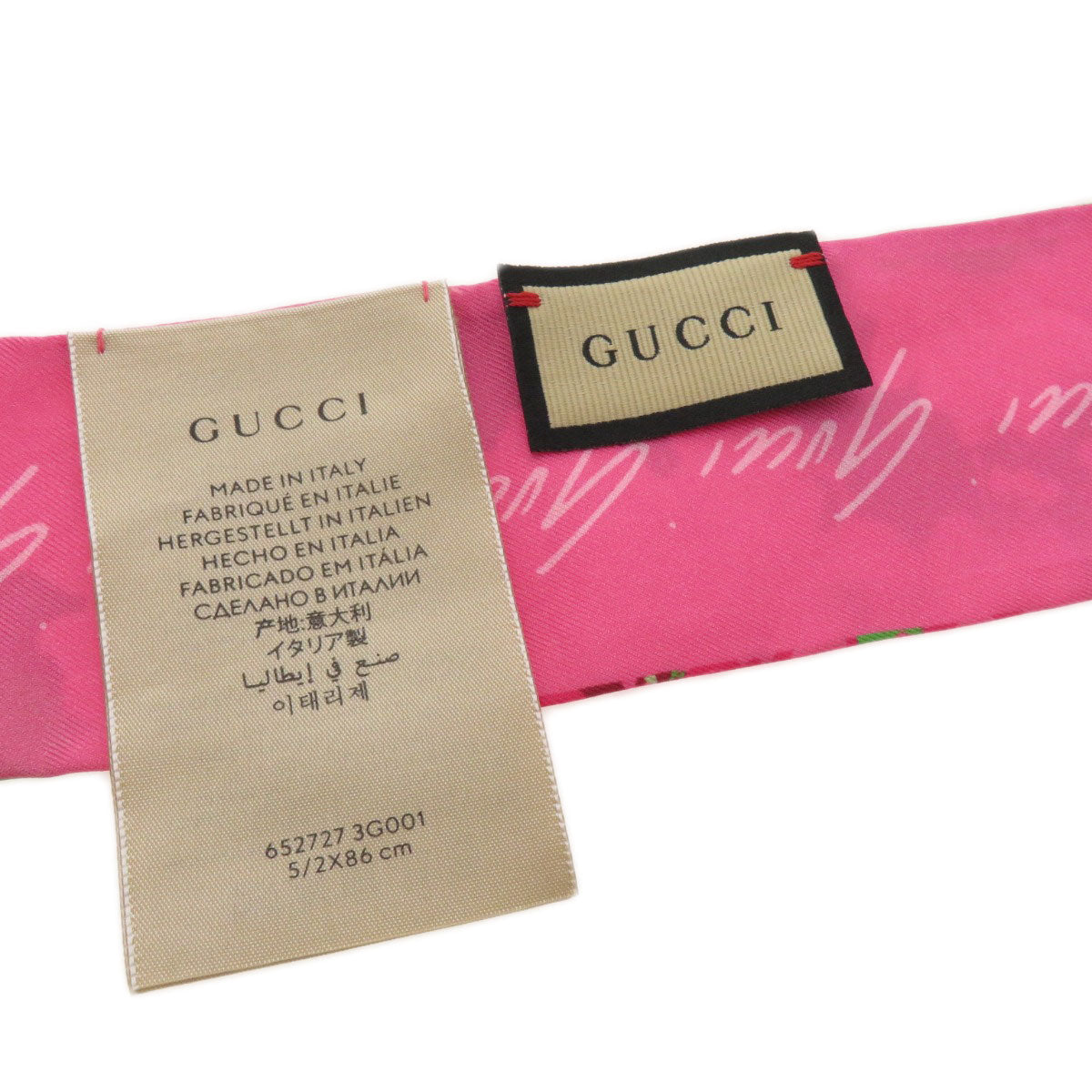 GUCCI   Scarf Neck bow Silk Ladies