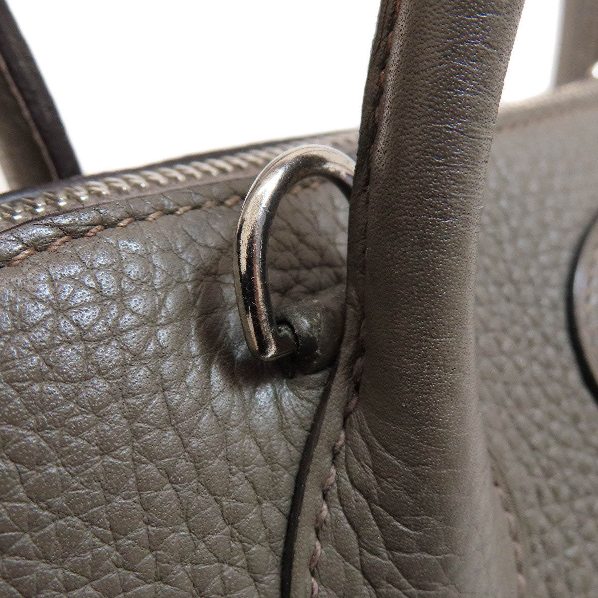 HERMES   Handbag Bolide31 Ethane SilverHardware Taurillon Clemence Ladies