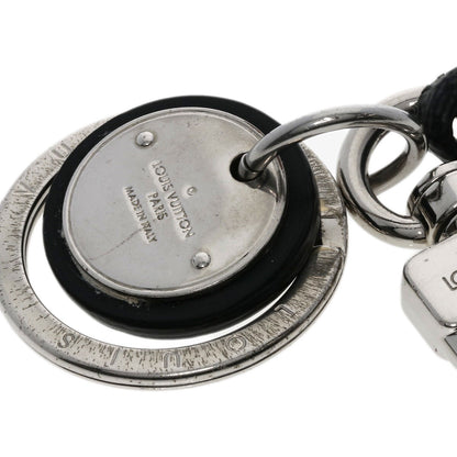 LOUIS VUITTON M67224 Leather Rope Keyring Damier Graphite key ring Metal Damier canvasLadies [Used]